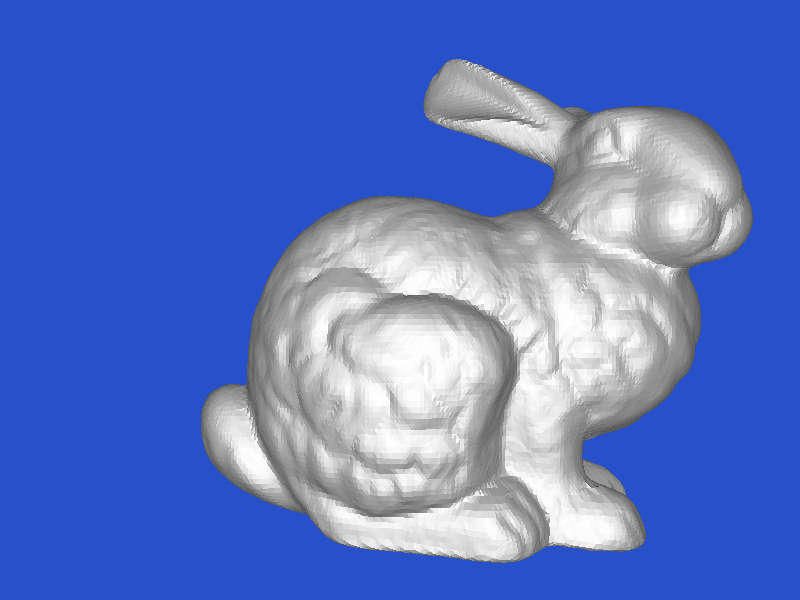 The Stanford Bunny, ray traced